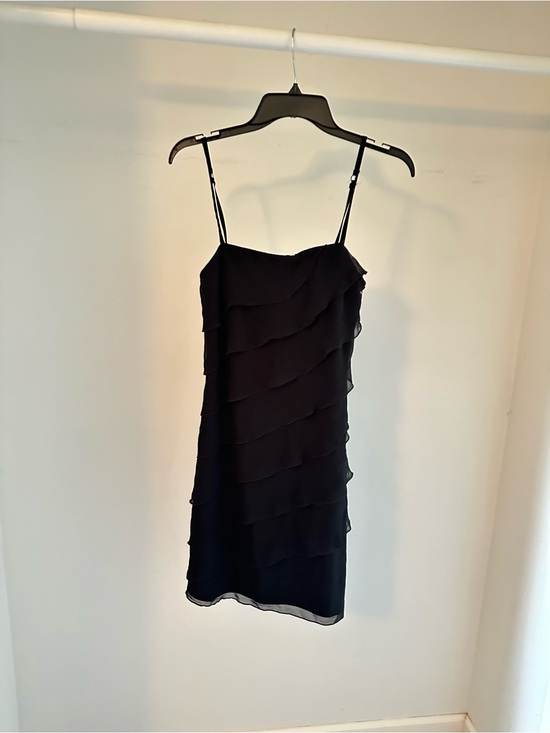 White House Black Market Dresses & Skirts - Black Tiered Ruffle Dress
